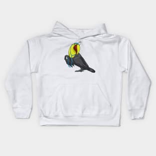 Toucan Doctor Stethoscope Kids Hoodie